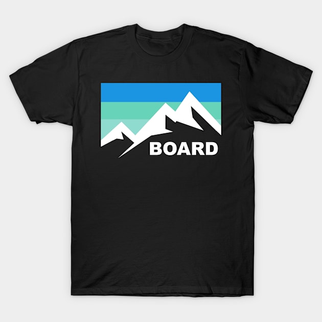 snowboarding T-Shirt by pholange